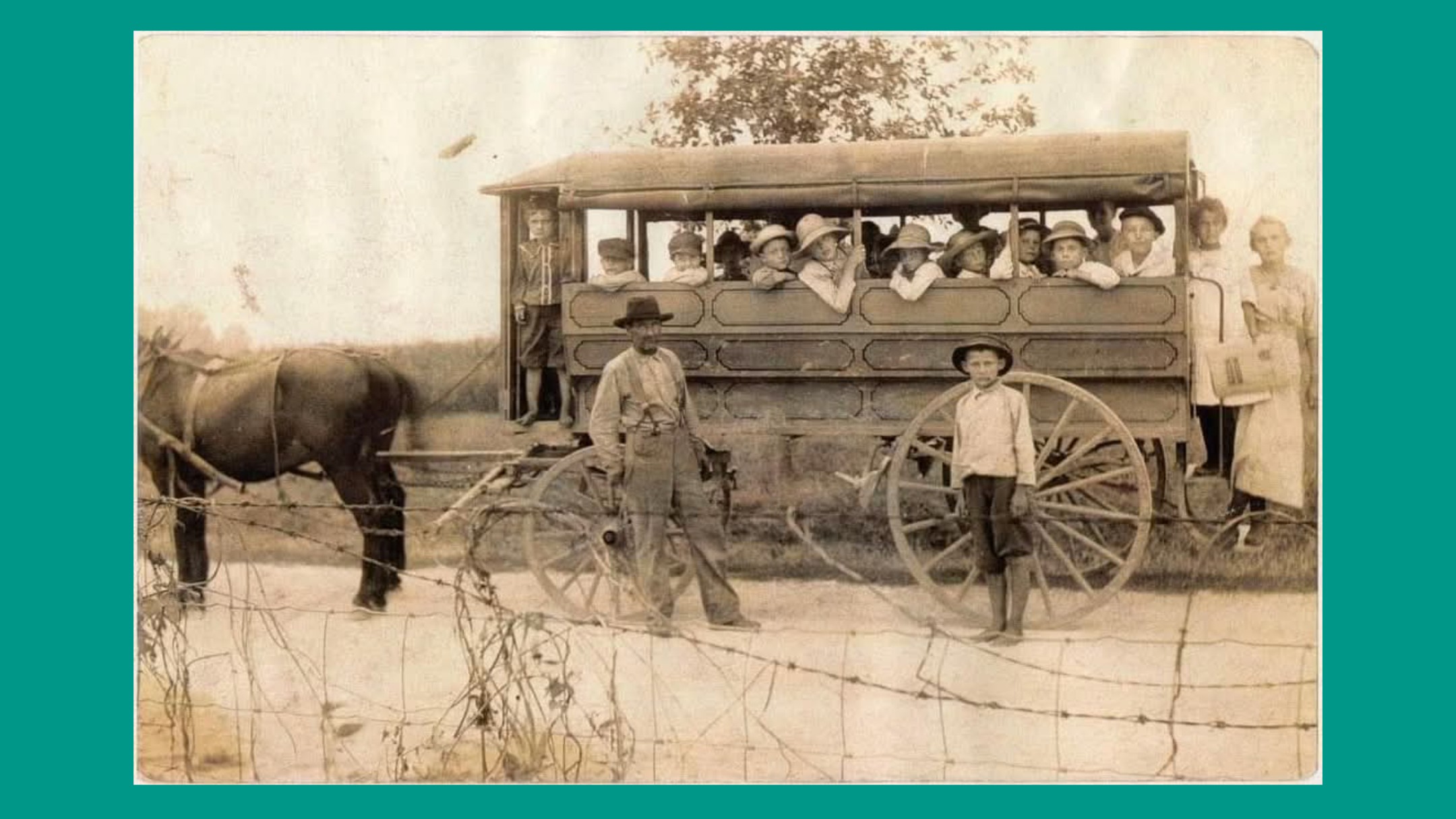 A Journey Through Time: The Horse-Drawn School Hack of 1915